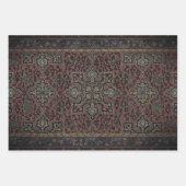 Perzische tapijt rood blauw Classic Inpakpapier Vel (Voorkant 2)