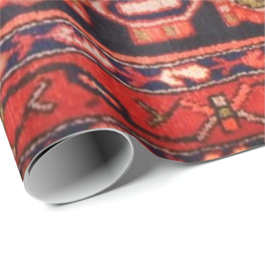 Perzische Tapijten Antiek Accent Turks Retro Cadeaupapier (Rol Hoek)