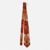 Perzische tapijten in koperen kleur stropdas (Achterkant)