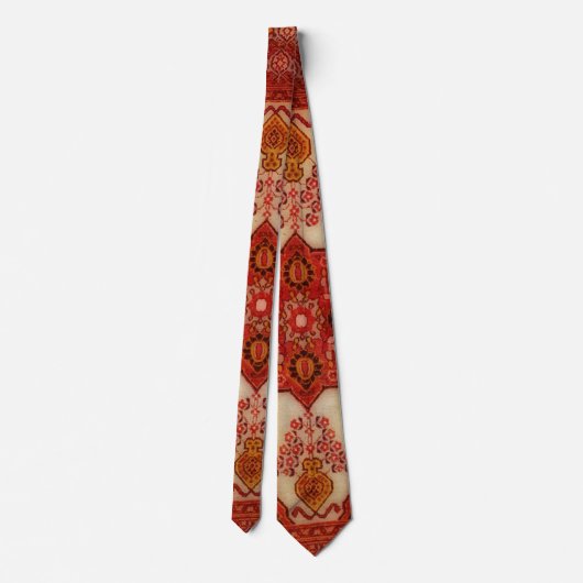 Perzische tapijten in koperen kleur stropdas (Achterkant)