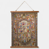 Perzische tapijten Teheran Iraans Hangend Wandkleed (Voorkant)