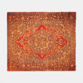 Perzische tapijtlook - Tabris Fleece Blanket (Voorkant (Horizontaal))