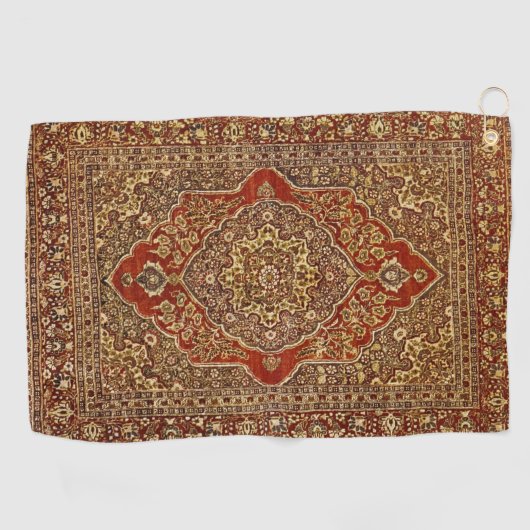 Perzische tapijtschelp - Tabris Golfhanddoek (Horizontaal)