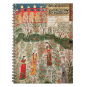 Perzische tuin, 15e eeuw (m/v op papier) notitieboek (Voorkant)