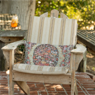 Perzische Turkse Bloemen Kilim Patio Outdoor Buitenkussen