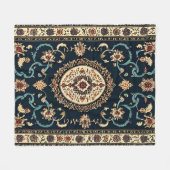Perzische Vintage Fleece Deken (Voorkant (Horizontaal))