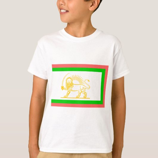 Perzische vlag (1906) t-shirt (Voorkant)