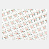 Perzische Waterverf Floral Wedding Inpakpapier Vel (Voorkant)