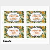 Perziumellabel Rechthoekige Sticker (Vel)