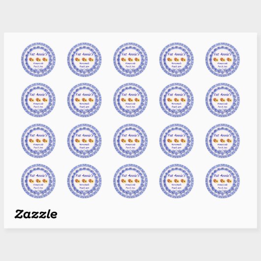 Perziumellabel Ronde Sticker (Vel)
