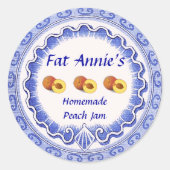 Perziumellabel Ronde Sticker (Voorkant)