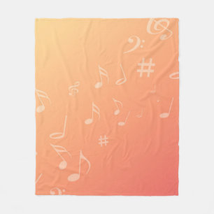 Perzmuziek Fleece Deken