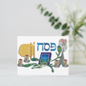 Pesach Briefkaart (Staand voorkant)