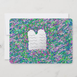 Pesach, de tien geboden feestdagenkaart