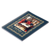 "Pesach" Hébreu Texte Pâque Carnet cadeau (Côté gauche)