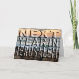 Pesach Jeruzalem Wenskaart Kaart