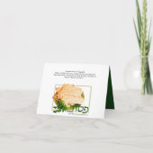 "Pesach, Matzah," de Kaart van de Pascha Maror (Achterkant)