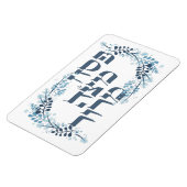 Pesach Matzah Maror - Hebreeuws Passover Seder Pos Magneet (Linkerzijde)