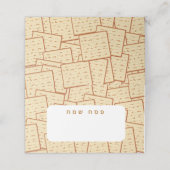 pesach place cards hebrew (Buitenkant ongevouwen)