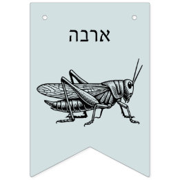 Pesach Plagen voor Seder Vlaggetjes