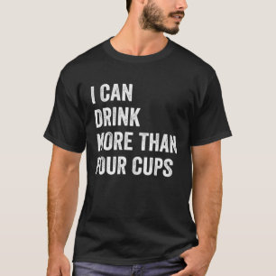 Pesach Seder Ik kan meer dan vier kopjes Drinken W T-shirt