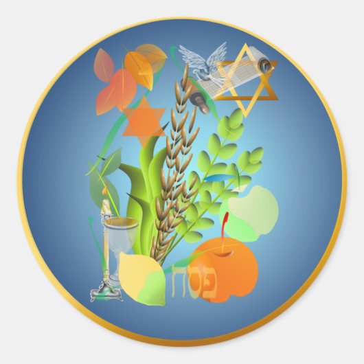 Pesach Seder Sticker (Voorkant)