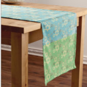 Pesach Spring groen en Bord blauw Lange Tafelloper