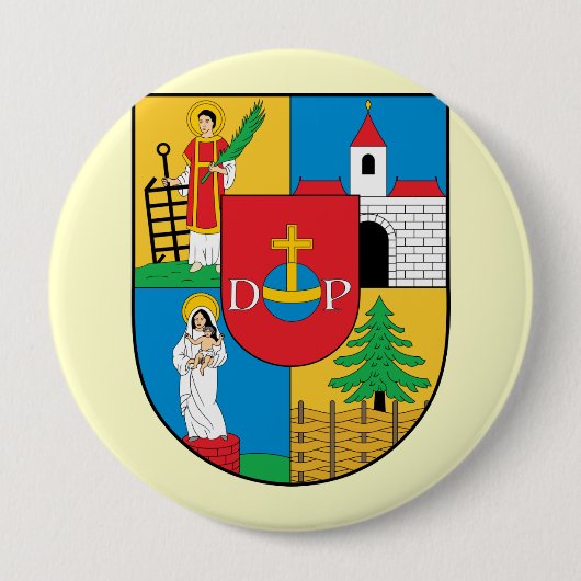 pesaus, Oostenrijk Ronde Button 4,0 Cm (Voorkant)