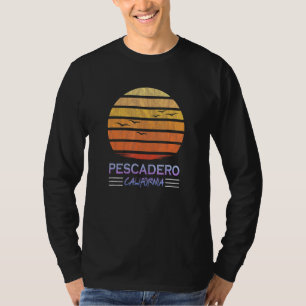 Pescadero - Noordelijke Californische kust - Retro T-shirt