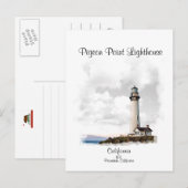 PESCADERO POINT VUURTOREN - BRIEFKAART (Voorkant / Achterkant)