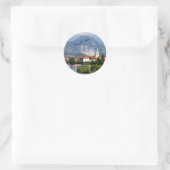 Pescatori, Italië landschap Ronde Sticker (Tas)