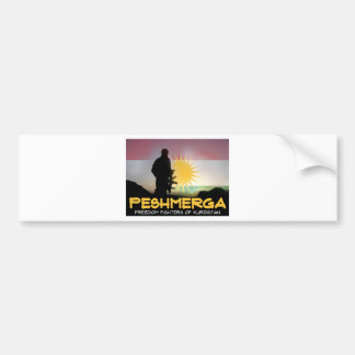 Peshmerga - FREEDOM FIGHTERS VAN KURDISTAN Bumpersticker