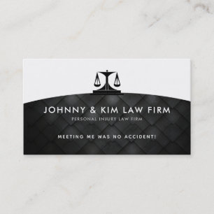 Pesonal Injury Law Firma Slogans Visitekaartjes
