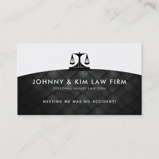 Pesonal Injury Law Firma Slogans Visitekaartjes (Voorkant)