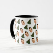 Pesonalized Christmas Mug with Your Face  (Devant gauche)