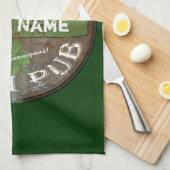 Pesonalized Irish pub-teken Theedoek (Quarter Fold)