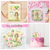 Pesonalized Sweet Fairy First Birthday Invitation