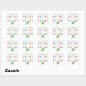 Pessah "Kids Table" Stickers 1 1/2" & 3" ronds (Feuille)