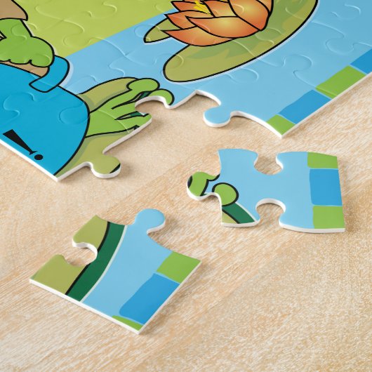 Pessah Puzzle "Grenouille et soupe!" (Côté)