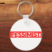 Pessimist Stamp Sleutelhanger (Voorkant)