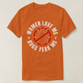 Pest Control Bug Exterminator Funny Bugs Angst T-shirt (Design voorkant)