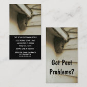 Pest Control Exterminator Visitekaartje (Voorkant / Achterkant)