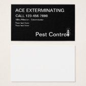 Pest Control Extermining Visitekaartjes (Voorkant /achterkant)