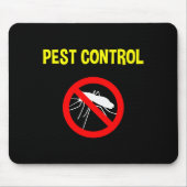 Pest Control Funny Halloween Costume Exterminator Muismat (Voorkant)