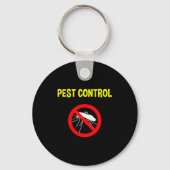 Pest Control Funny Halloween Costume Exterminator  Sleutelhanger (Voorkant)