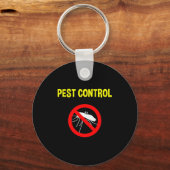 Pest Control Funny Halloween Costume Exterminator  Sleutelhanger (Voorkant)