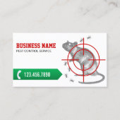 Pest Control & Prevention Exterminator Visitekaartje (Voorkant)