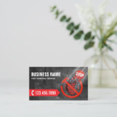 Pest Control Professional Bedbug Exterminator Visitekaartje (Staand voorkant)