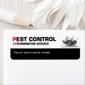 Pest control-service etiket (Insitu)