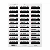 Pest control-service etiket (Full Sheet)